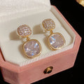 Zircon Crystal Earrings