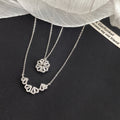 ZGE-923 Korean Magnetic 4 Leaf Clover Pendant Necklace