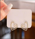 ZJE-164 Heart Shape Double Korean Earrings