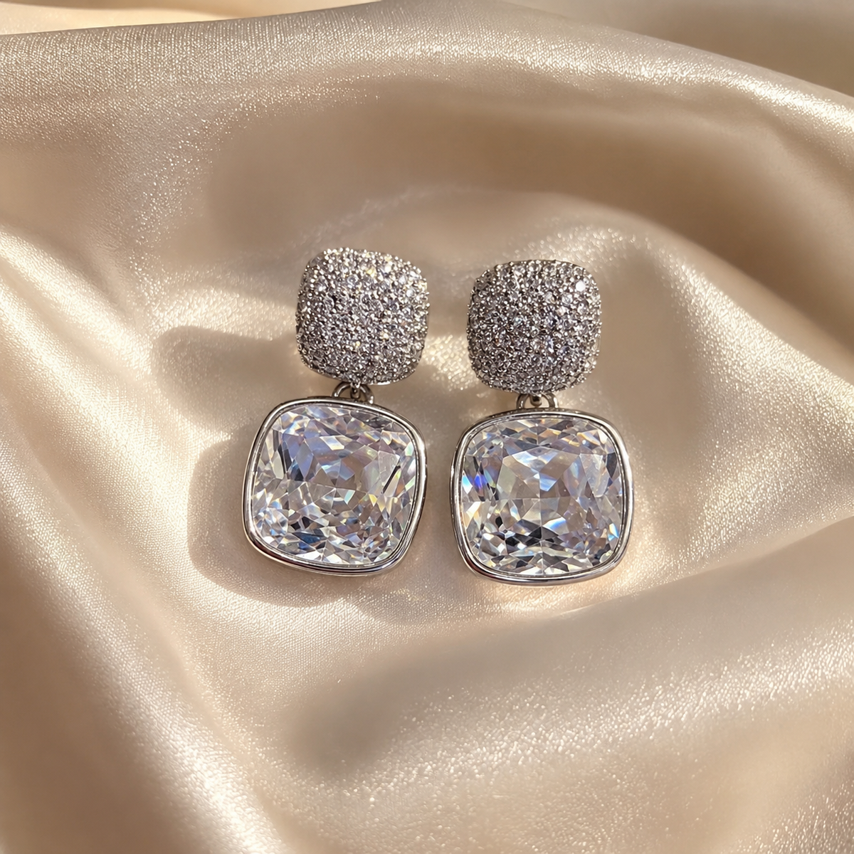 Zircon Crystal Earrings